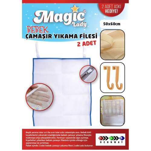 Bebek Çamaşır Filesi 2li Set