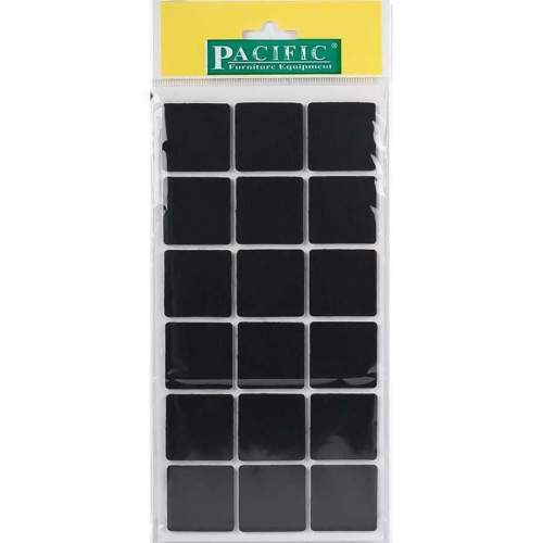 Pacific 6035 BL Yapışkanlı Keçe  35 mm X 35 mm Siyah Pacific 6035 BL Yapışkanlı Keçe  35 mm X 35 mm Siyah
