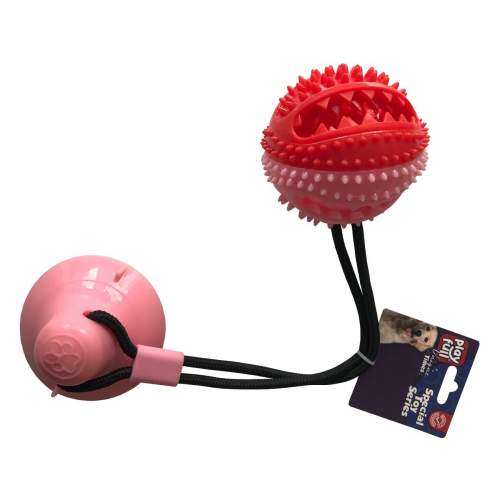 Yapışkanlı Ödül Hazneli Köpek Oyuncağı 7x9x54 Cm Pembe Yapışkanlı Ödül Hazneli Köpek Oyuncağı 7x9x54 Cm Pembe