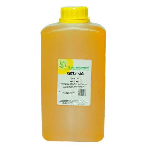 Keten Yağı Pet Bidon 1000 Gr Keten Yağı Pet Bidon 1000 Gr