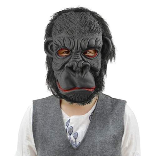 Lateks Goril Maskesi Maymun Maskesi Et Maskesi Orangutan Siyah Saçlı 3 No Lateks Goril Maskesi Maymun Maskesi Et Maskesi Orangutan Siyah Saçlı 3 No