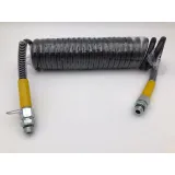 DORSE HORTUMU 8 X 12 MM 5.5 MT SİYAH UÇLARI SARI M16X1.5 REKORLU (Lisinya)