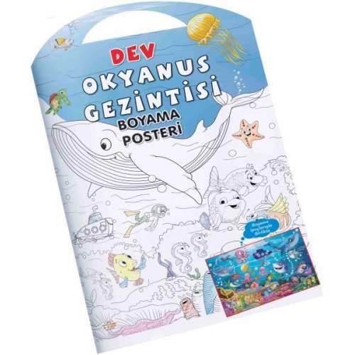 Okyanus Gezintisi Dev Boyama Posteri  (4022) Okyanus Gezintisi Dev Boyama Posteri  (4022)