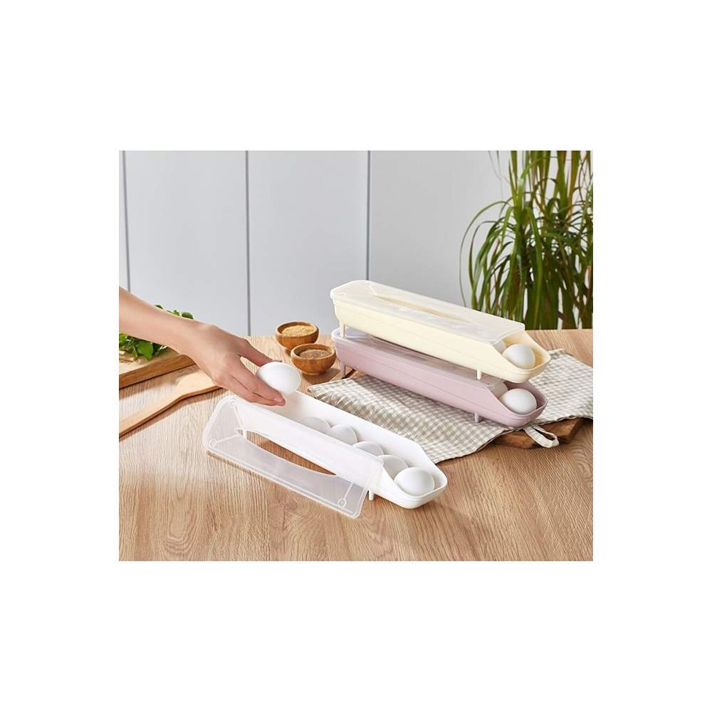Buzdolabı Yumurta Organizeri - Yumurta Saklama Kabı - 7 Yumurta Kapasiteli Buzdolabı Yumurta Organizeri - Yumurta Saklama Kabı - 7 Yumurta Kapasiteli