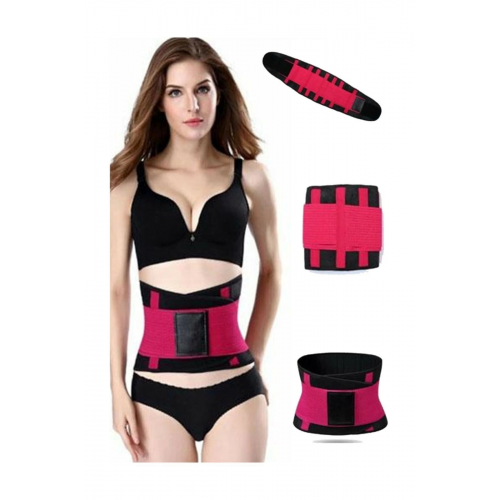 Hot Belt Termal Sauna Kemer Unisex Terletme Korsesi (pembe-siyah) Hot Belt Termal Sauna Kemer Unisex Terletme Korsesi (pembe-siyah)