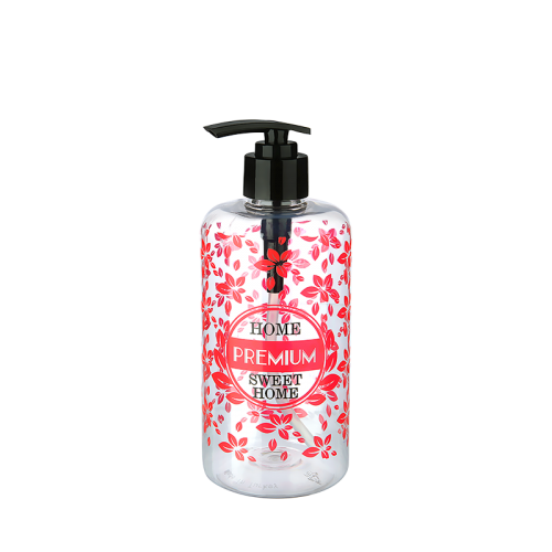 Şeffaf Sıvı Sabunluk Yuvarlak Plastik Pompalı 500 ML Şeffaf Sıvı Sabunluk Yuvarlak Plastik Pompalı 500 ML