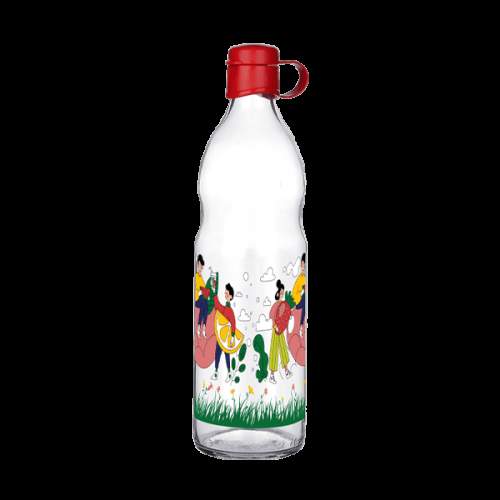 Frido Desenli Cam Suluk  1000 ML Frido Desenli Cam Suluk  1000 ML