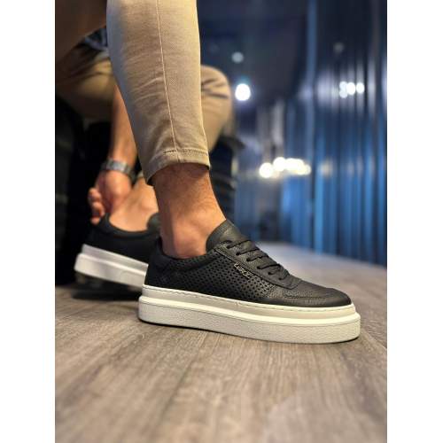 Günlük Ayakkabı  Siyah (Beyaz Taban) Günlük Ayakkabı  Siyah (Beyaz Taban)