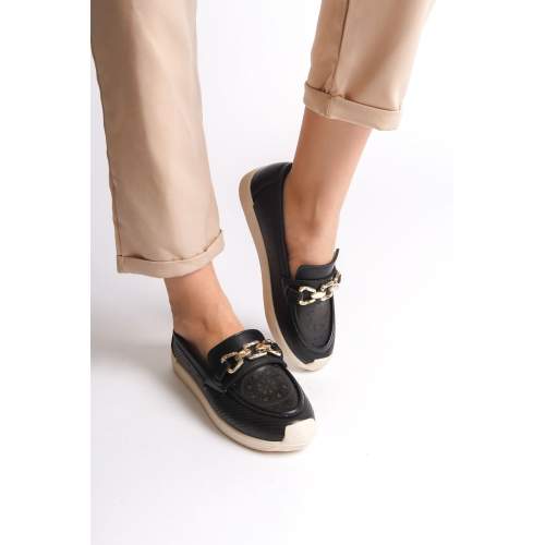 Lisinya948  Bağcıksız Ortopedik Rahat Taban Çiçek Desenli Babet Ayakkabı KT Siyah Lisinya948  Bağcıksız Ortopedik Rahat Taban Çiçek Desenli Babet Ayakkabı KT Siyah