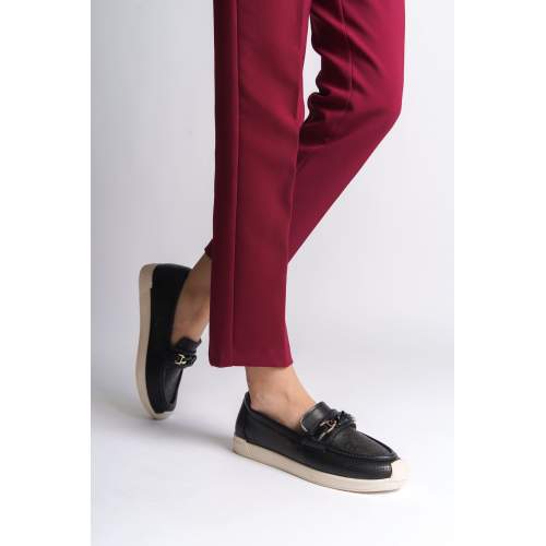 Lisinya948  Bağcıksız Ortopedik Rahat Taban Çiçek Desenli Babet Ayakkabı KT Siyah Lisinya948  Bağcıksız Ortopedik Rahat Taban Çiçek Desenli Babet Ayakkabı KT Siyah