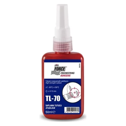 TL - 70 CİVATA SABİTLEYİCİ YÜKSEK KUVETLİ 50 ML (Lisinya) TL - 70 CİVATA SABİTLEYİCİ YÜKSEK KUVETLİ 50 ML (Lisinya)