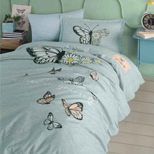 Genç Ranforce Tek Kişilik Nevresim Takımı Daisy Love v1 Mint Genç Ranforce Tek Kişilik Nevresim Takımı Daisy Love v1 Mint