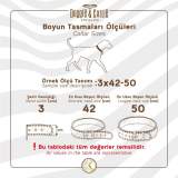 Seri Dokuma Köpek Boyun Tasması 5x50-60cm Kırmızı
