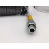 DORSE HORTUMU 8 X 12 MM 5.5 MT SİYAH UÇLARI SARI M16X1.5 REKORLU (Lisinya)