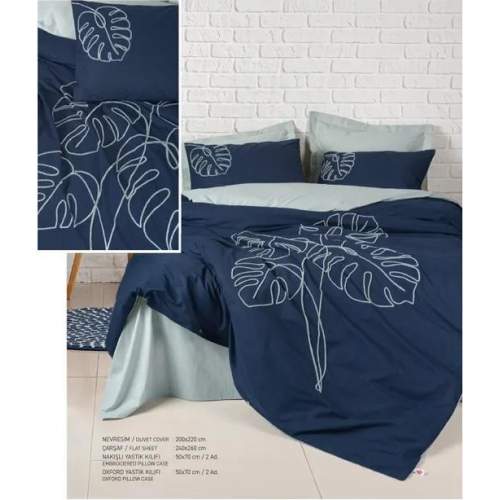 Ranforce Çift Kişilik Nevresim Takımı Silva Mint Ranforce Çift Kişilik Nevresim Takımı Silva Mint