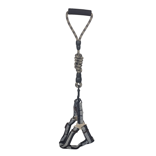 Köpek Göğüs Tasma Seti Dalga Desenli 1.5 cm*35-48 cm Siyah-Beyaz Köpek Göğüs Tasma Seti Dalga Desenli 1.5 cm*35-48 cm Siyah-Beyaz