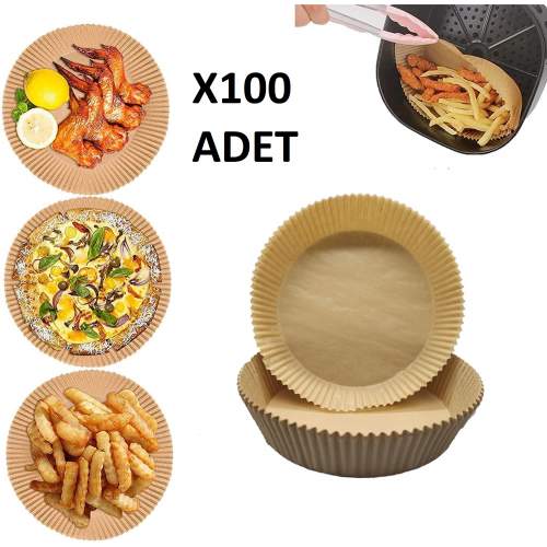 Airfreyer Fritöz Kağıdı Yuvarlak XL / XXL 100LÜ Airfreyer Fritöz Kağıdı Yuvarlak XL / XXL 100LÜ