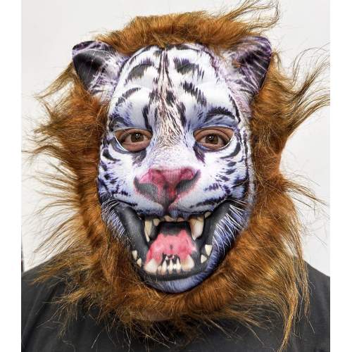Kahverengi Saçlı Dişli Kurt Maskesi Köpek Maskesi Mega Peluş 12 No Kahverengi Saçlı Dişli Kurt Maskesi Köpek Maskesi Mega Peluş 12 No