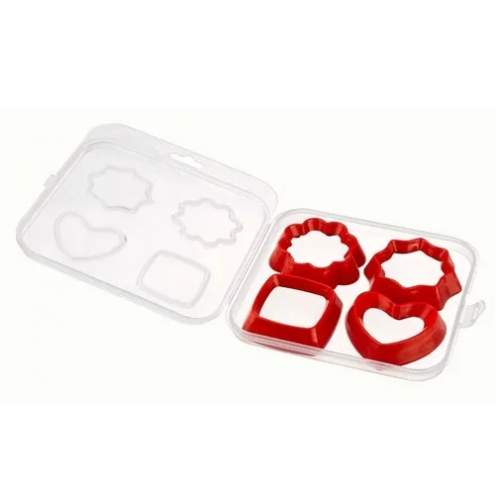 Kurabiye Kalıbı 4 Parça 8 Şekil - Saklama Kutulu Kurabiye Kalıbı 4 Parça 8 Şekil - Saklama Kutulu