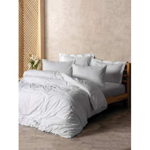 Plaid Çift Kişilik Nevresim Takımı Beyaz Plaid Çift Kişilik Nevresim Takımı Beyaz