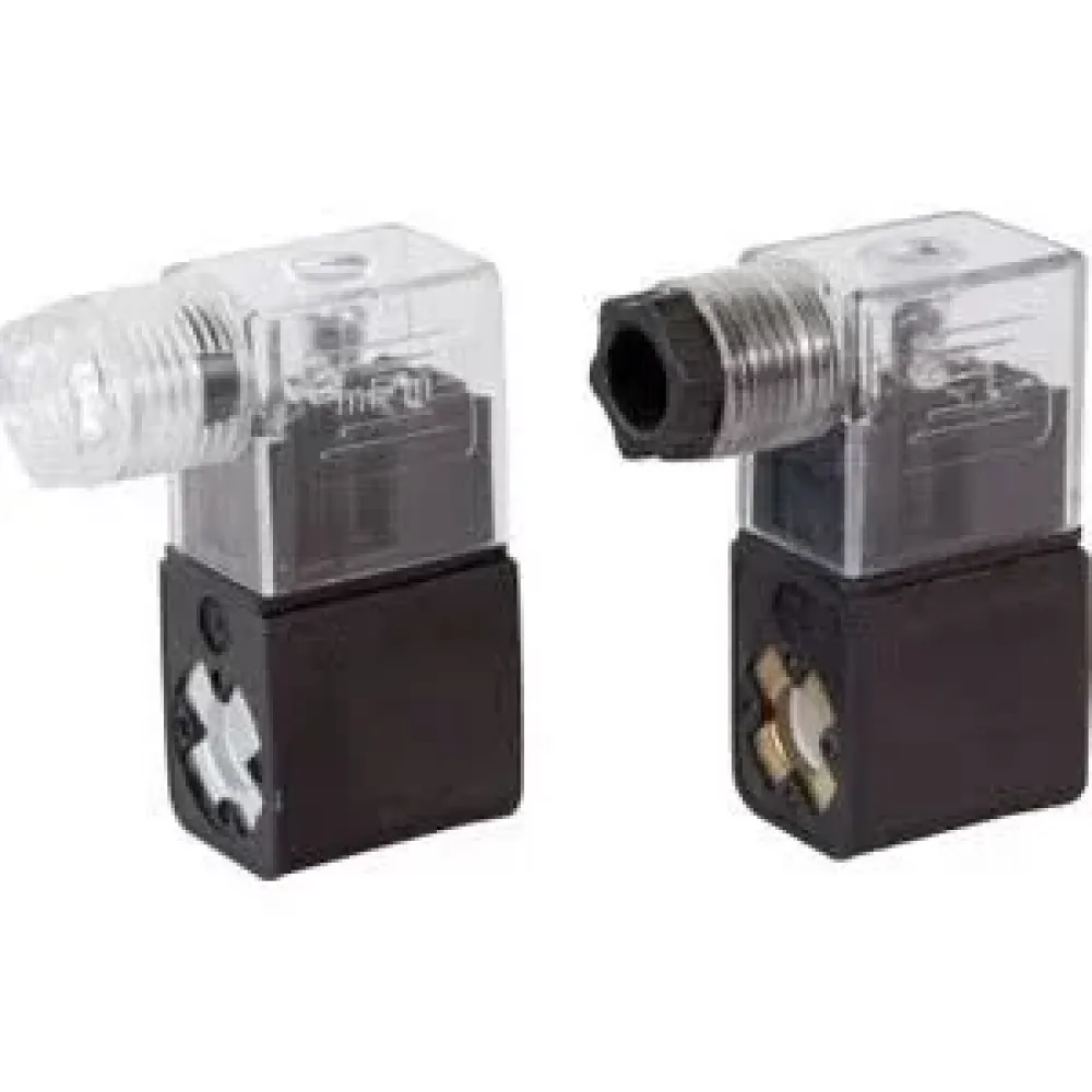 PNÖMATİK VALF YEDEK  8 MM BOBİN + SOKET 12V DC - 24V AC/DC - 110V AC  - 220V AC (Lisinya)