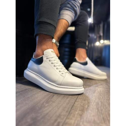 Yüksek Taban Günlük Ayakkabı  Beyaz Yüksek Taban Günlük Ayakkabı  Beyaz