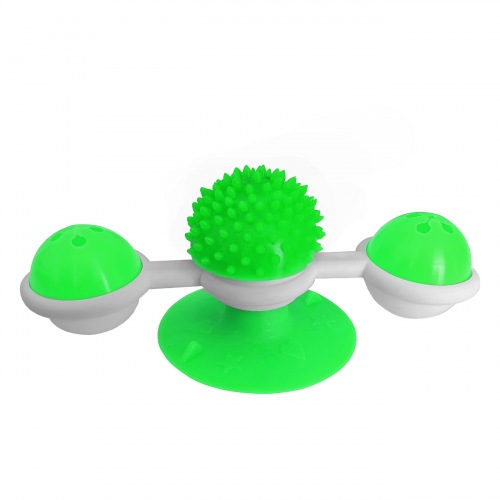 Vantuzlu Fırıldak Toplu Dönen Kedi Oyuncağı 8 cm-18 cm Yeşil Vantuzlu Fırıldak Toplu Dönen Kedi Oyuncağı 8 cm-18 cm Yeşil