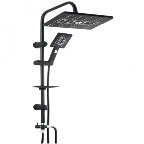 Lüks Robot Duş Seti Mat Siyah Dikdörtgen | Çok Fonksiyonlu Yağmur Robot Duş Sistemi Siyah Lüks Robot Duş Seti Mat Siyah Dikdörtgen | Çok Fonksiyonlu Yağmur Robot Duş Sistemi Siyah