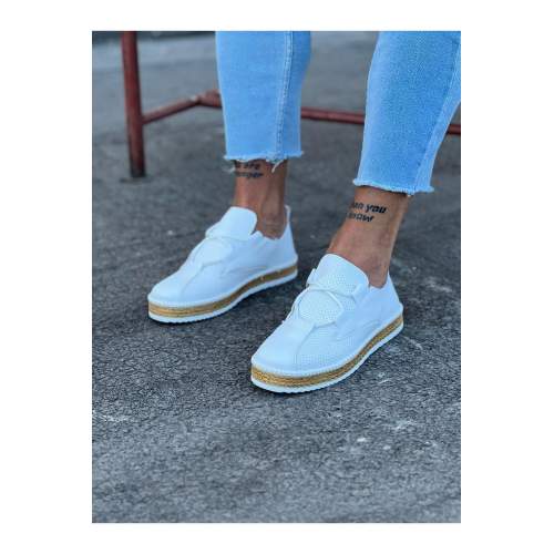 Beyaz Erkek Casual Ayakkabı Beyaz Erkek Casual Ayakkabı