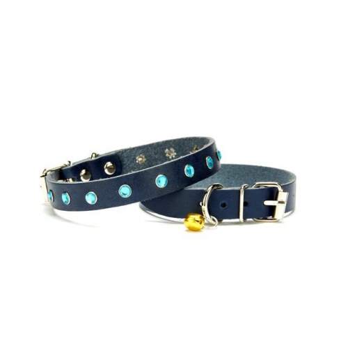 Taşlı Kedi ve Yavru Köpek Tasması 1,5x29 cm Mavi XLarge Taşlı Kedi ve Yavru Köpek Tasması 1,5x29 cm Mavi XLarge