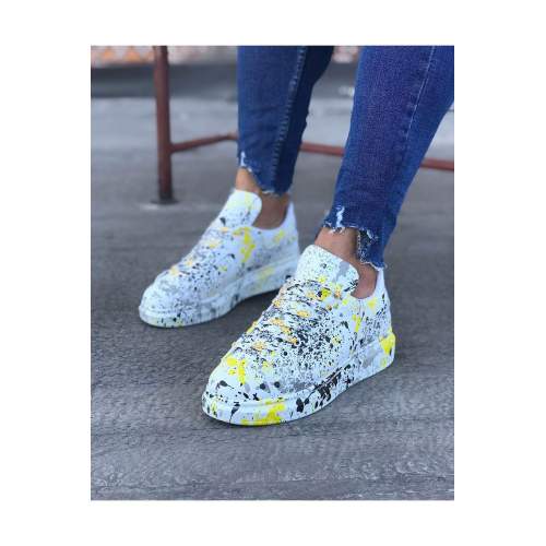 Sarı Renkli Erkek Casual Ayakkabı Sarı Renkli Erkek Casual Ayakkabı