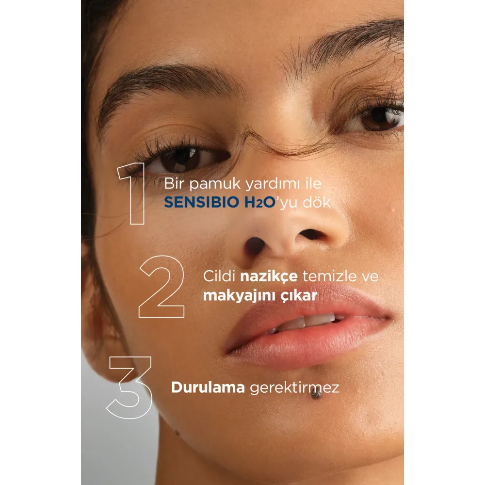 Bioderma Sensibio H2O Hassas ve Normal Ciltler için Micellar Makyaj Temizleme Suyu 500 ml Bioderma Sensibio H2O Hassas ve Normal Ciltler için Micellar Makyaj Temizleme Suyu 500 ml