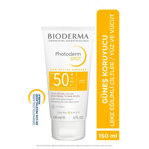 Bioderma Photoderm Spot SPF 50+ 150 ML Leke Karşıtı Yüksek Korumalı Güneş Kremi