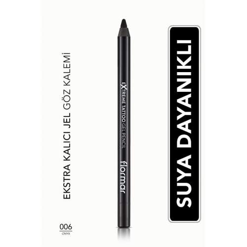 Flormar Extreme Tattoo Gel Pencil 006 Onyx Göz Kalemi Flormar Extreme Tattoo Gel Pencil 006 Onyx Göz Kalemi