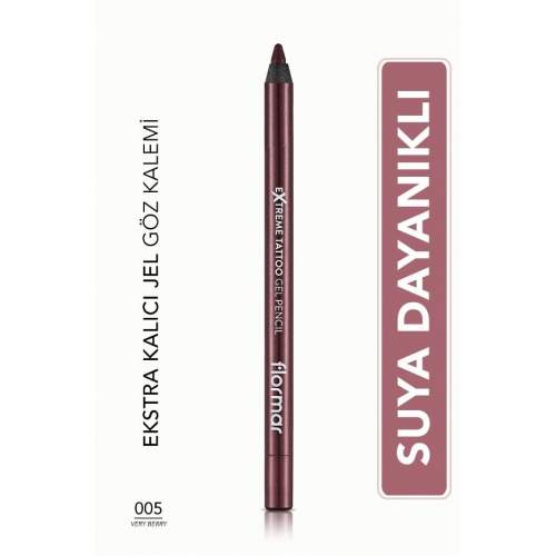 Flormar Extreme Tattoo Gel Pencil 05 Very Berry Göz Kalemi Flormar Extreme Tattoo Gel Pencil 05 Very Berry Göz Kalemi