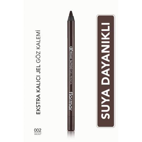 Flormar Extreme Tattoo Gel Pencil No:02 Walnut Göz Kalemi Flormar Extreme Tattoo Gel Pencil No:02 Walnut Göz Kalemi