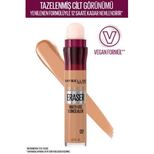 Maybelline New York Instant Anti Age Eraser 02 Nude Kapatıcı Maybelline New York Instant Anti Age Eraser 02 Nude Kapatıcı
