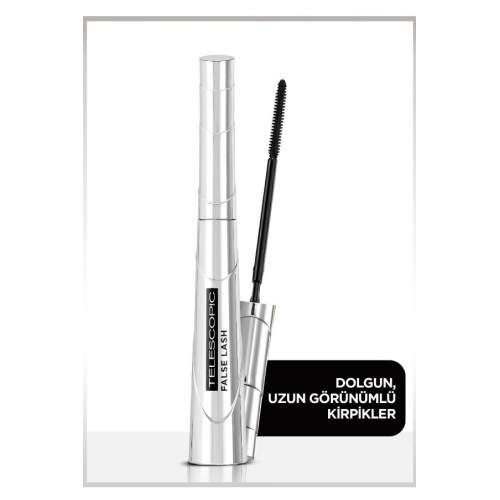 Loreal Paris False Lash Telescopic Fiber Siyah Maskara Loreal Paris False Lash Telescopic Fiber Siyah Maskara