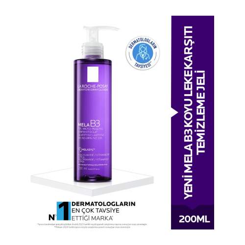 La Roche Posay Mela B3 200 ml Koyu Leke Karşıtı Temizleme Jeli La Roche Posay Mela B3 200 ml Koyu Leke Karşıtı Temizleme Jeli
