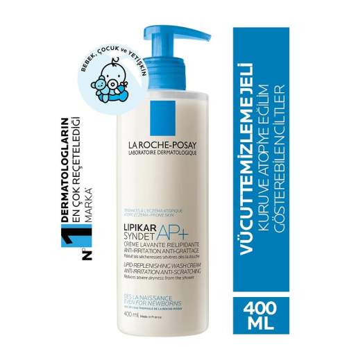 La Roche-Posay Lipikar Syndet AP+ 400 ml Vücut Yıkama Jeli La Roche-Posay Lipikar Syndet AP+ 400 ml Vücut Yıkama Jeli