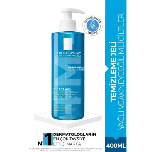LA ROCHE POSAY EFFACLAR GEL 400 ML - YAĞLI VE HASSAS CILT LA ROCHE POSAY EFFACLAR GEL 400 ML - YAĞLI VE HASSAS CILT