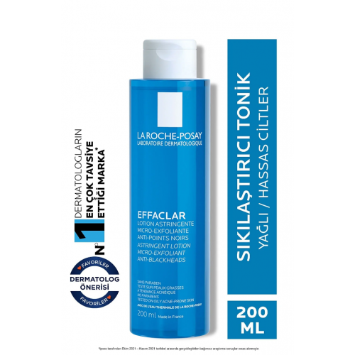 La Roche-Posay 200 ml Effaclar Mikro Soyucu Tonik Yağlı Akneye Eğilim Gösteren Ciltler İçin Gözenek Sıkılaştırıcı La Roche-Posay 200 ml Effaclar Mikro Soyucu Tonik Yağlı Akneye Eğilim Gösteren Ciltler İçin Gözenek Sıkılaştırıcı
