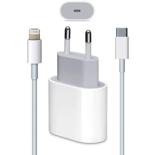 Cayka İphone 14 Pro Max 20W PD Hızlı Şarj Adaptörü 1 m Lightning Kablo Şarj Set Cayka İphone 14 Pro Max 20W PD Hızlı Şarj Adaptörü 1 m Lightning Kablo Şarj Set